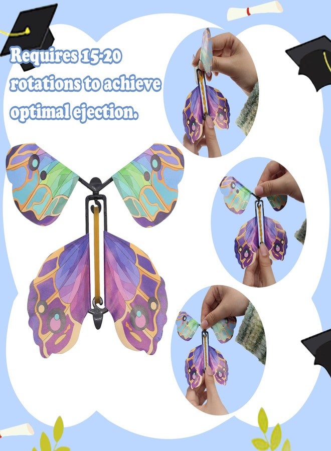 Timisea Graduation Season Butterfly Explosion Gift Box,Flying Butterfly Surprise Gift Box, DIY Unique Explosion Celebration Packaging Suitable Graduation Season Surprise Packaging - Image 3